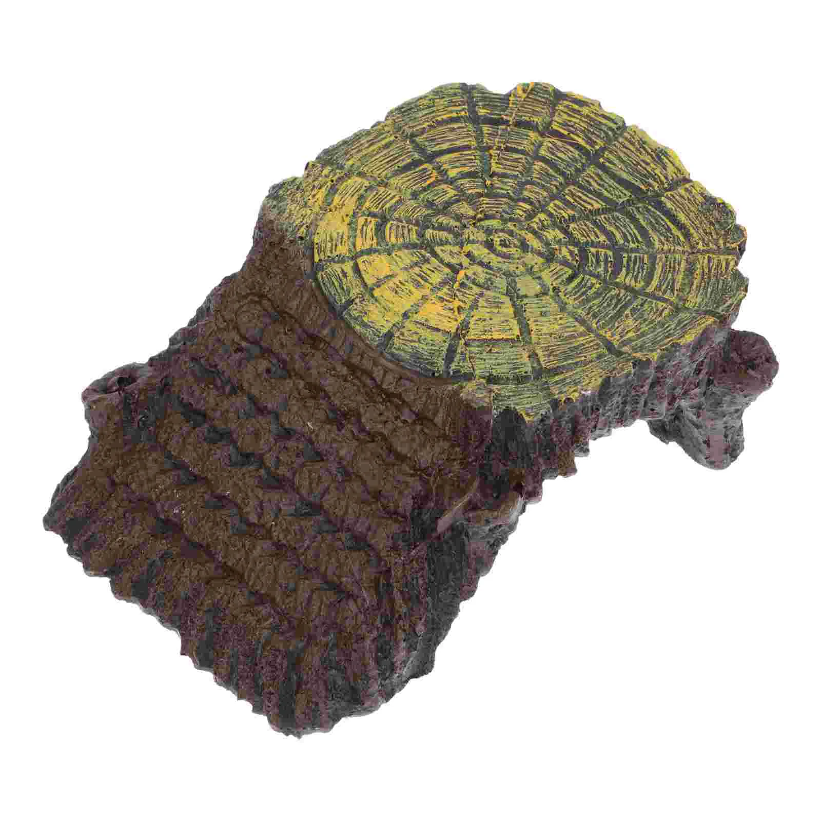 

Tortoise Climbing Platform Reptile Habitat Aquarium Resin Ornament for Tortoise Reptile Turtle Aquarium Terrace