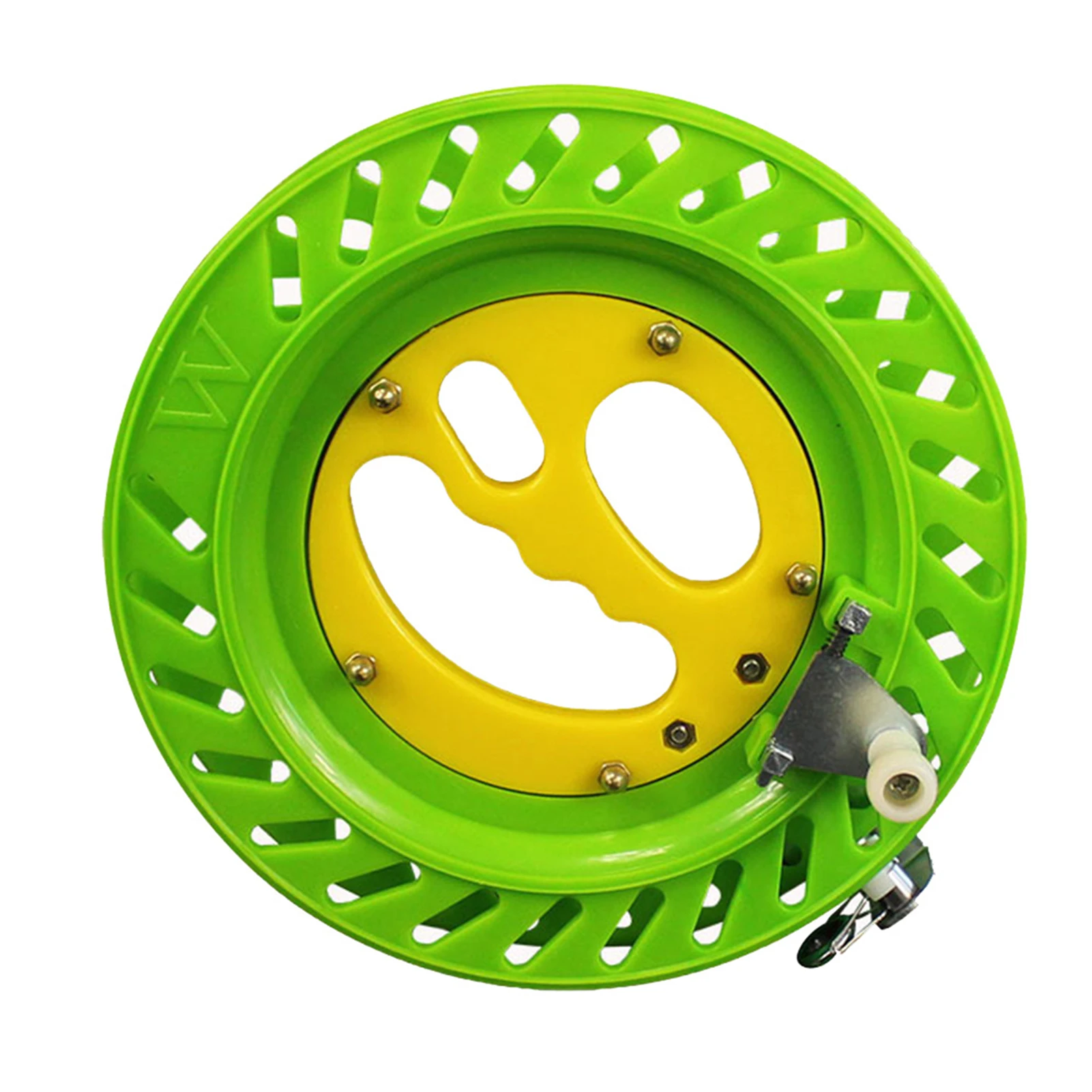 

Fishing Reel Hand Grip Reels Handlebar Reels Fishing Tackle Supplies Resistant Fishing Reels Plastic fishing reels Green Yellow
