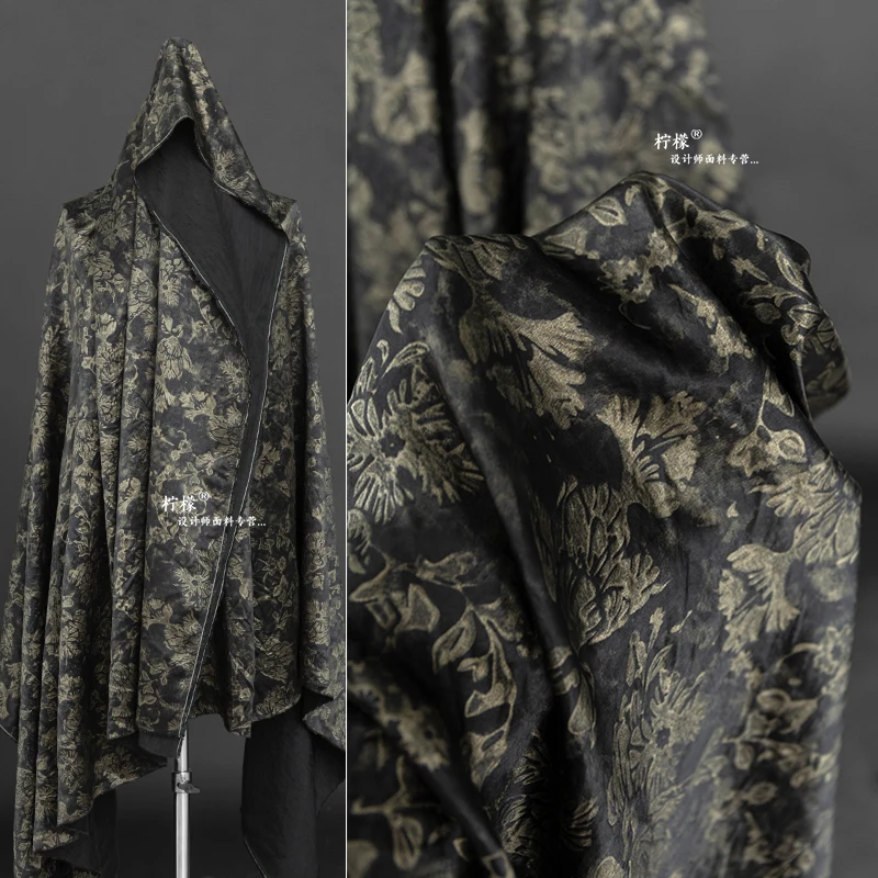 100% ацетатная рельефная жаккардовая текстурированная ткань приятная для кожи