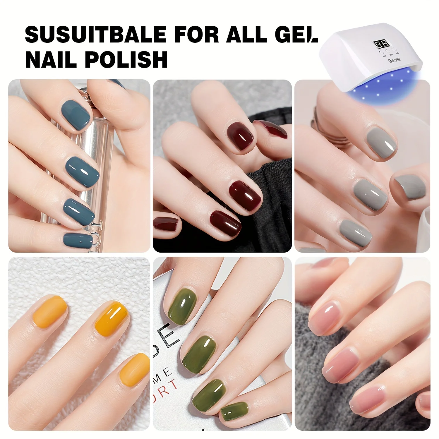 Мощная лампа для ногтей мощностью 120 Вт — быстрая отверждаемая УФ-светодиодная 3