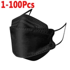 1510203050100 шт. одноразовая маска с рыбками Нетканая 3-слойная маска для лица Хэллоуин косплей маска карлилья взрослые маски Mondkapjes