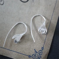 new creative retro bohemia silver color flower hanging ladies fashion earrings personalized party ladies jewelry gift