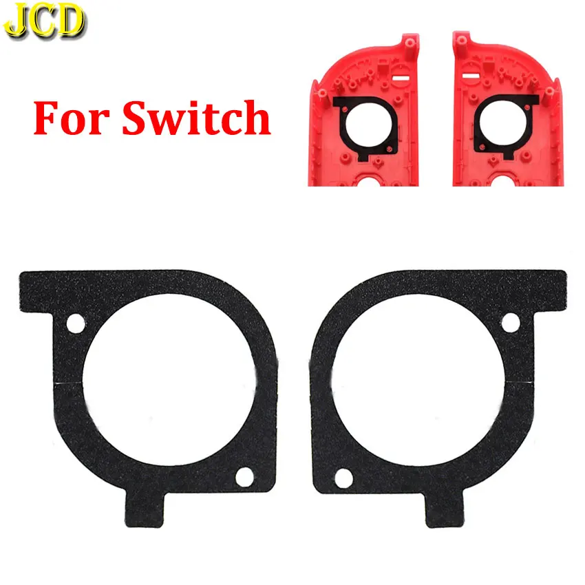 

JCD 1Pair=2PCS Black Left Right Handle Joystick Rubber Dust Ring For NS Switch / Switch Lite Joy Con Game Console