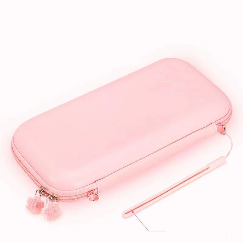 

For Switch Travel Carrying Cherry blossoms Case For Nintendo Switch / Switch Multifunctional Storage Bag lite game Accessor