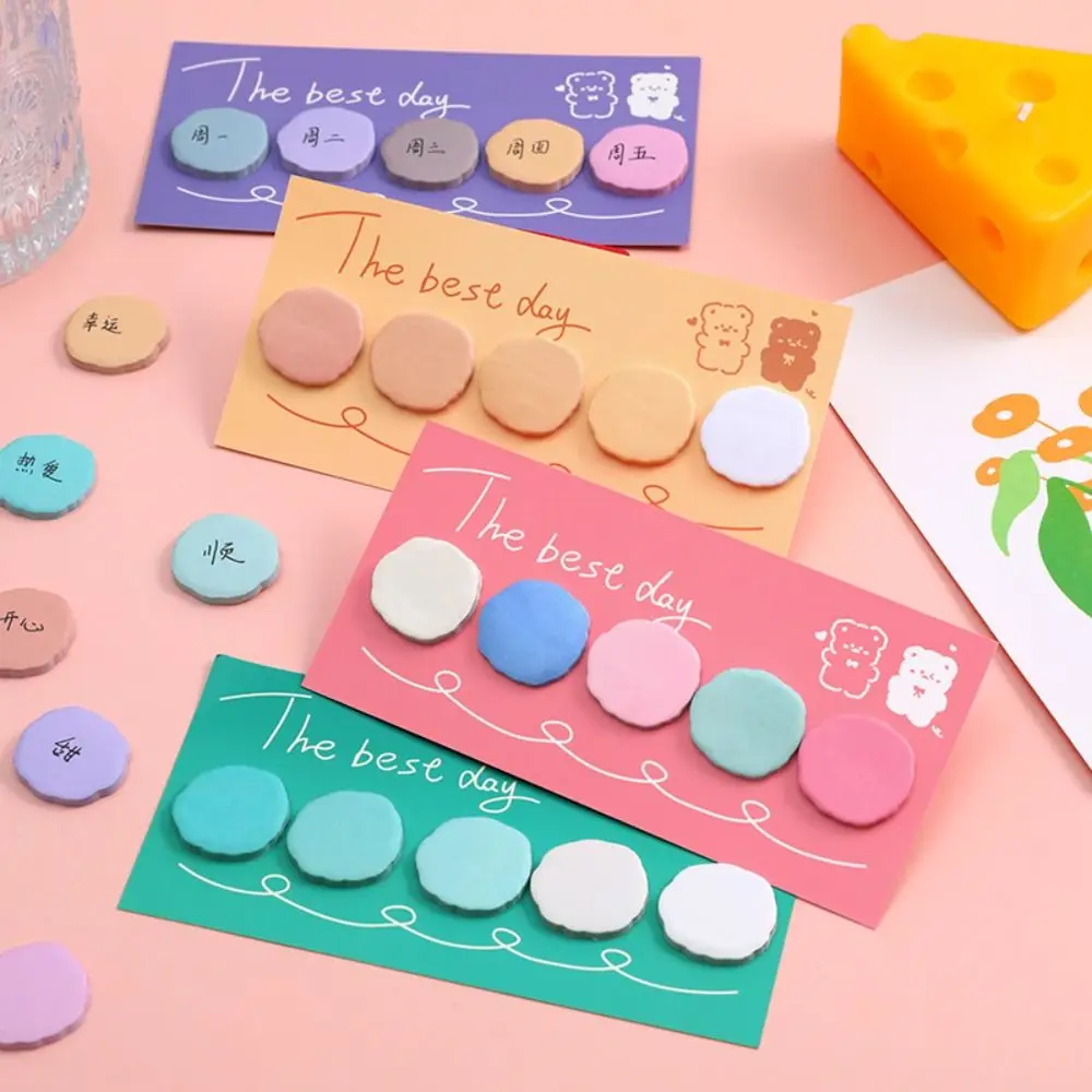 

Mutifunctional Decorative Kawaii Deco Round Sticky Notes Paper DIY Diary Album Label Stationery Scrapbook