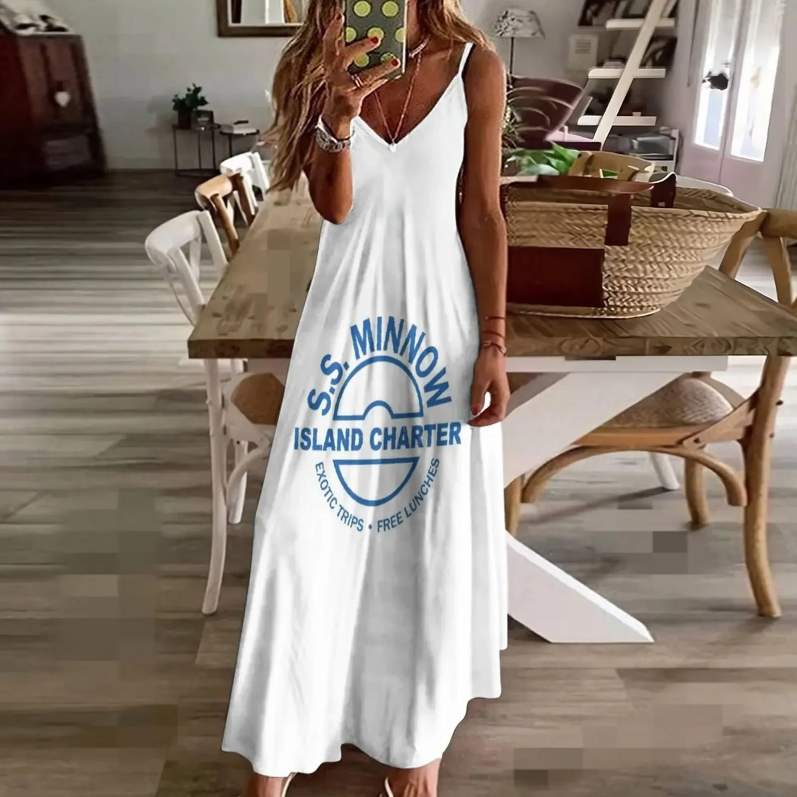 S.S. Платье без рукавов Minnow вечерние платья эстетичная одежда 2025 летнее платье