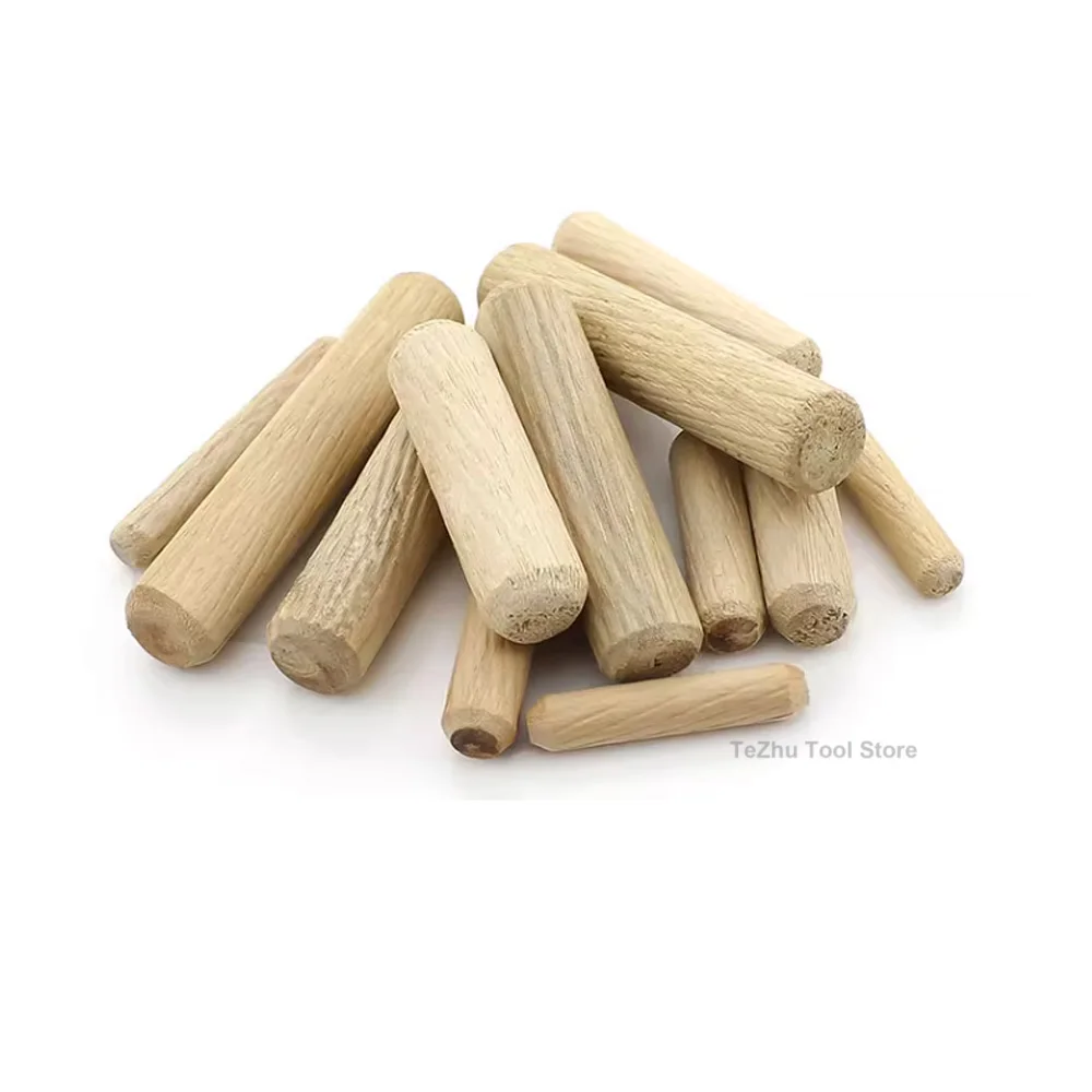 Деревянные штифты для дюбелей M5 M6 M8 M10 M12 прямые деревянные с канавками стержни