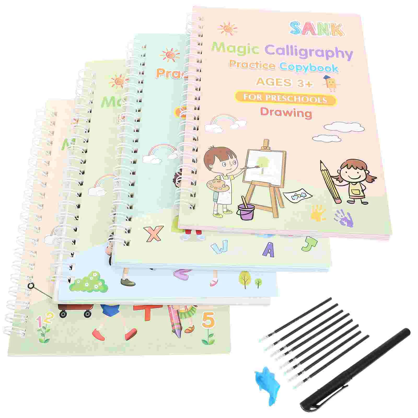 

Book Drawing Practice Copybook Writing Training Learn Hand Lettering Groove English Child Handwriting Calligraphy