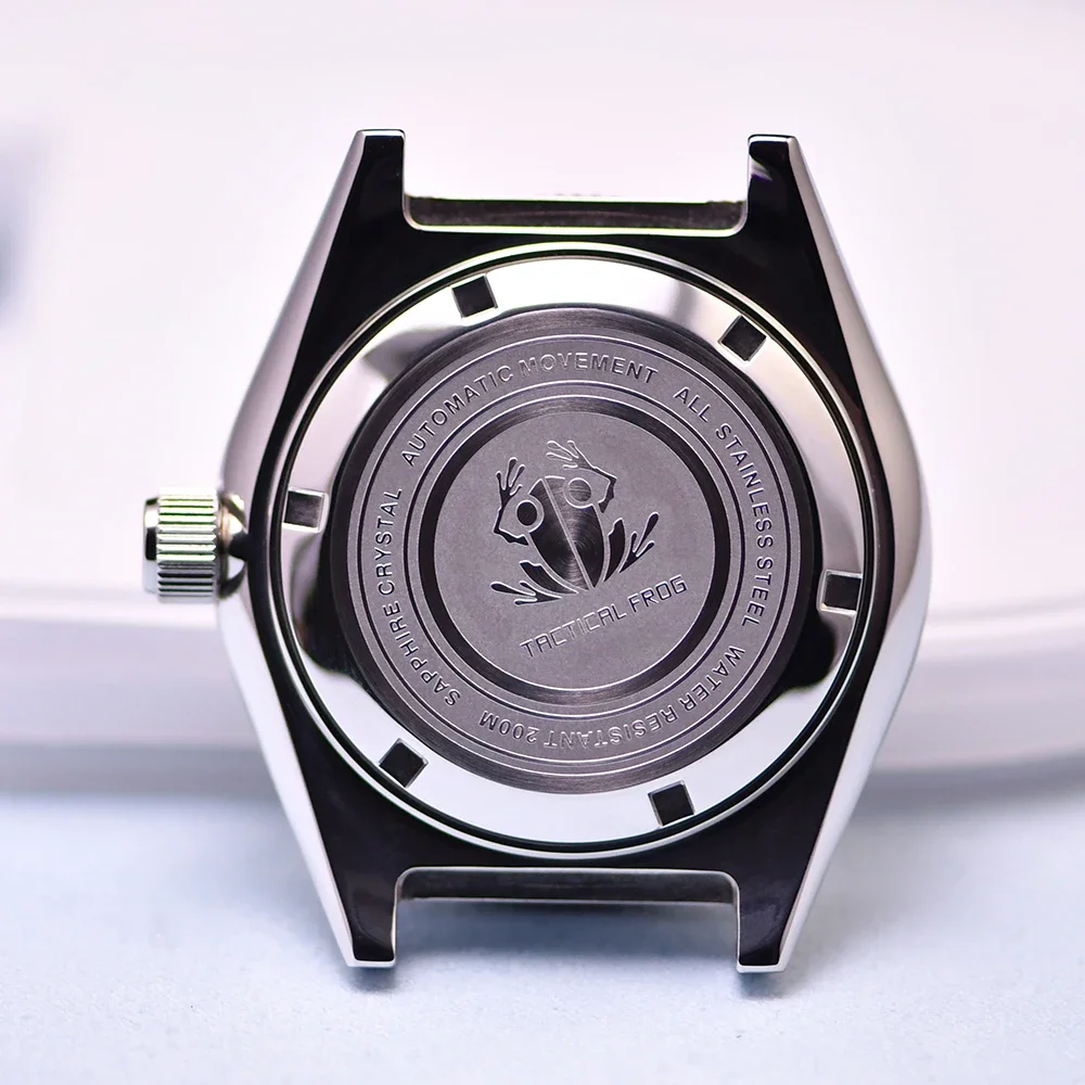 Фото Детали для часов HEIMDALLR, 42 мм, нержавеющая сталь, корпус часов MM200, сапфировая светящаяся вставка из стекла, подходит для механизма NH35/36, 20 бар №2