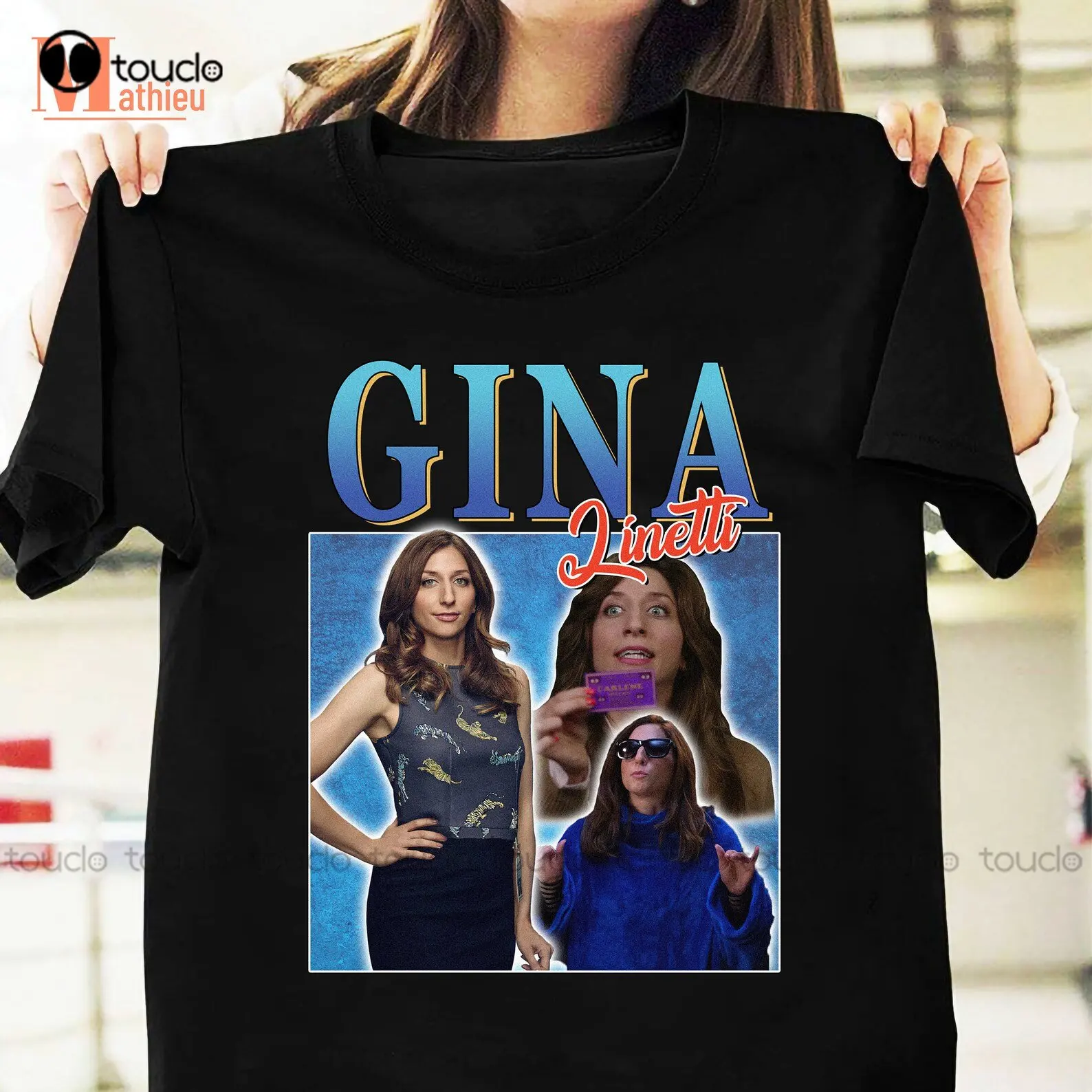 Gina Linetti T-Shirt Brooklyn Nine-Nine Tv Series Shirt Cotton T Shirts Short Sleeve Funny Tee Shirts Xs-5Xl Christmas Gift