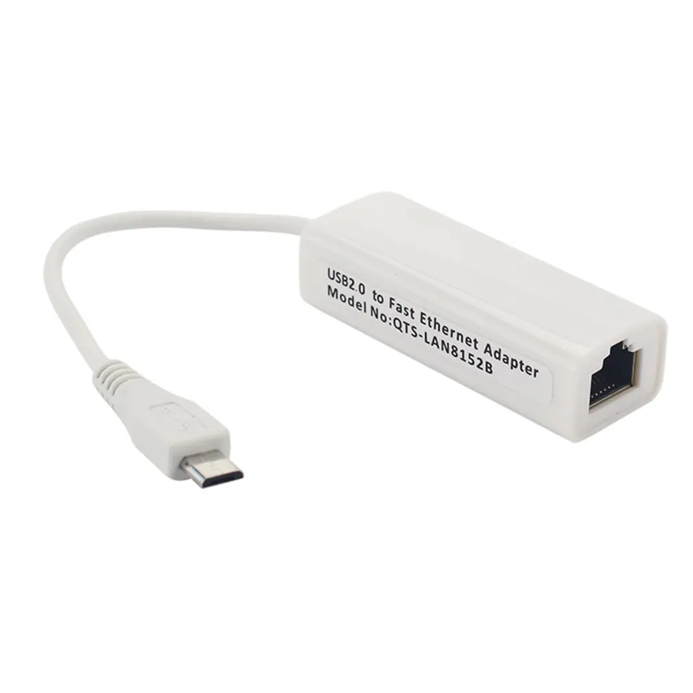 Сверхскоростной сетевой адаптер USB к RJ45 LAN Разветвитель для Windows 7 ПК ноутбука от 1