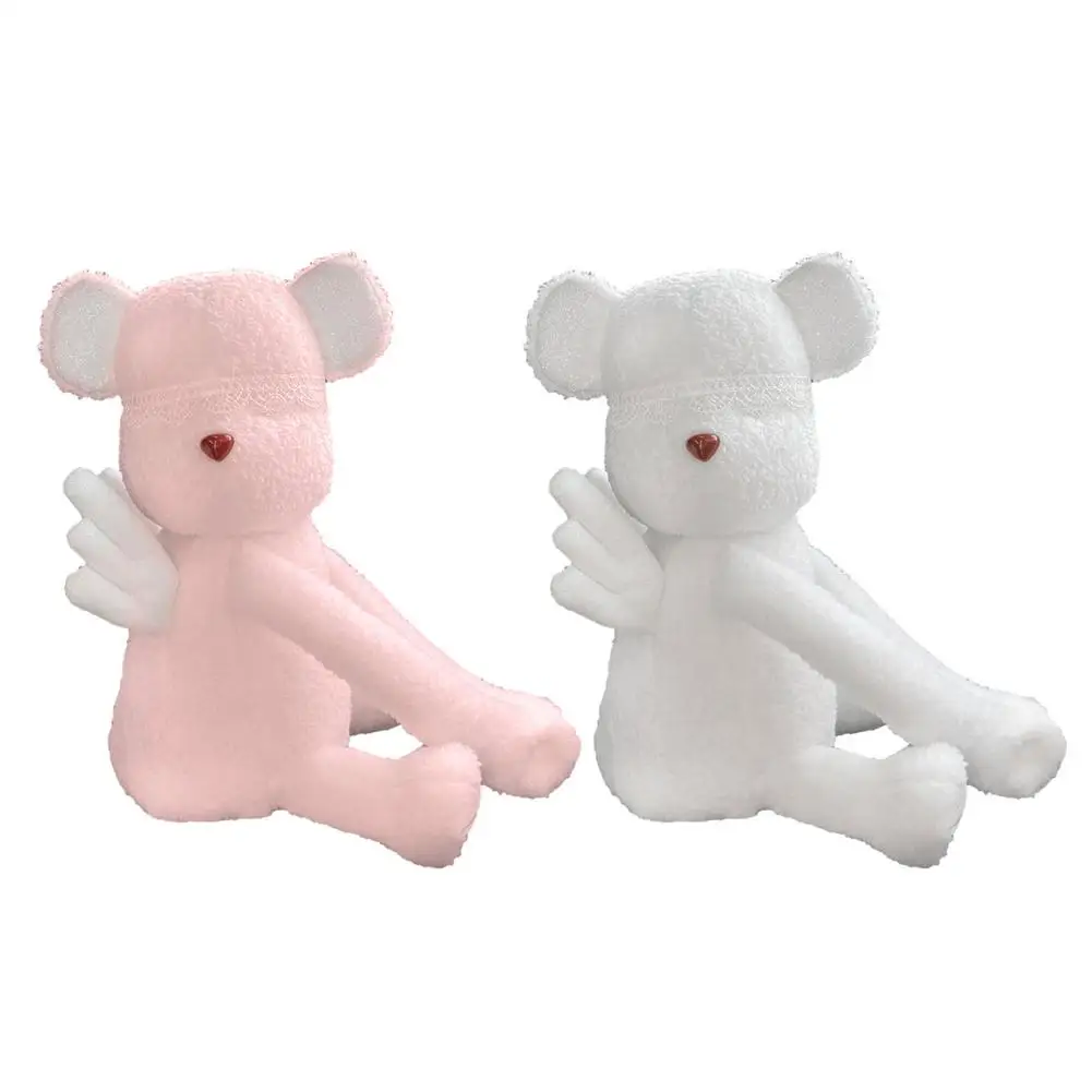 

Тканевый чехол для автомобильного заднего сиденья, держатель для бумажных чехлов с ангельским медведем, контейнер для хранения салфеток, д...