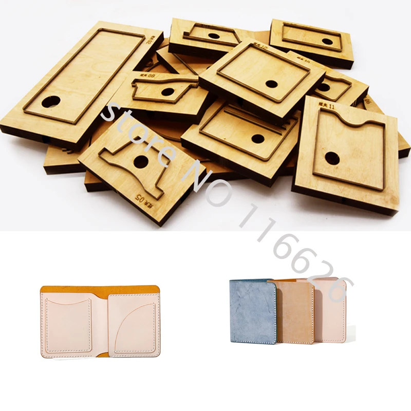 

DIY leather craft cardholder wallet steel knife blade cutting dies mold 9x11x1cm