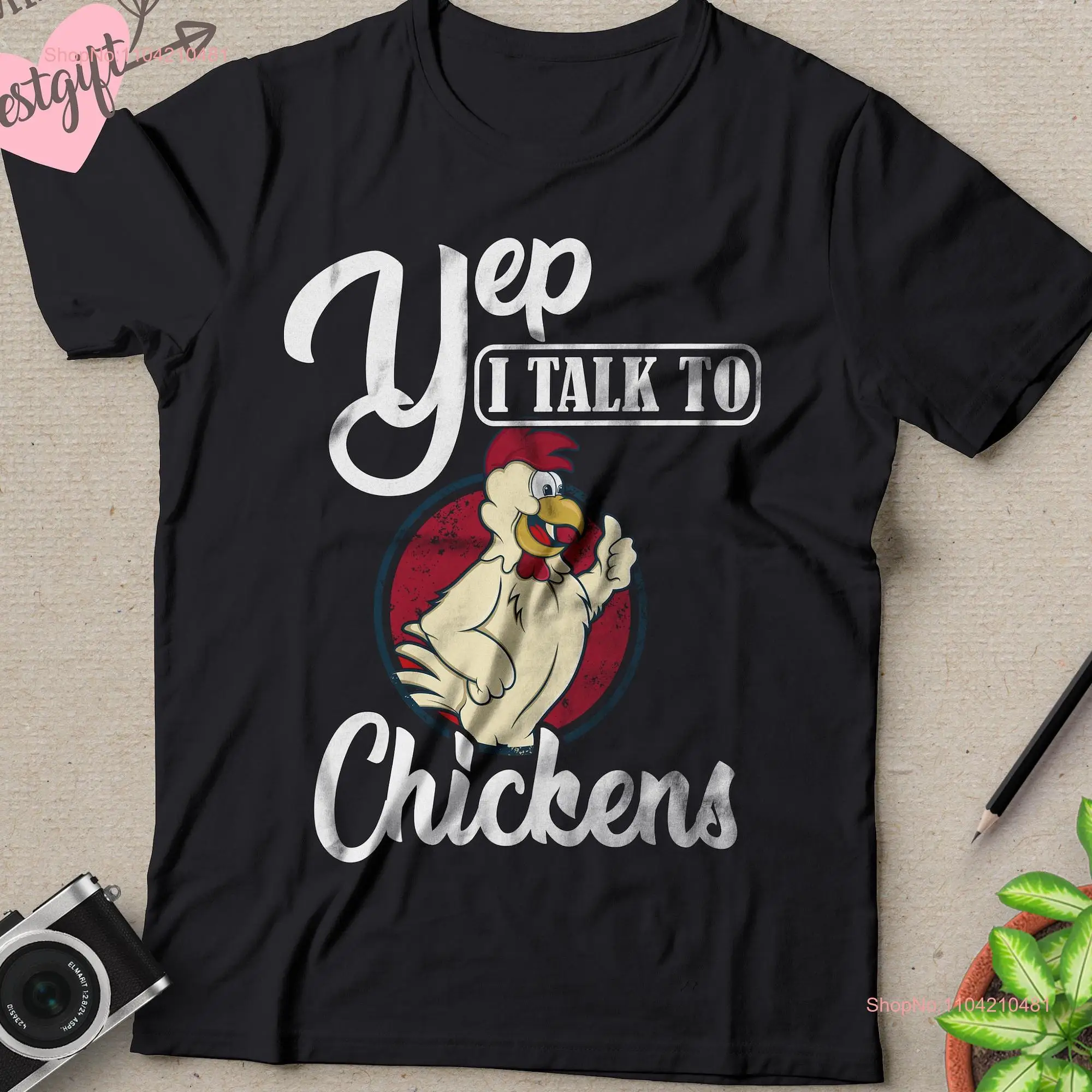 Футболка с курицей Я говорил курчатам Забавная для любителей фермы Лучшая идея