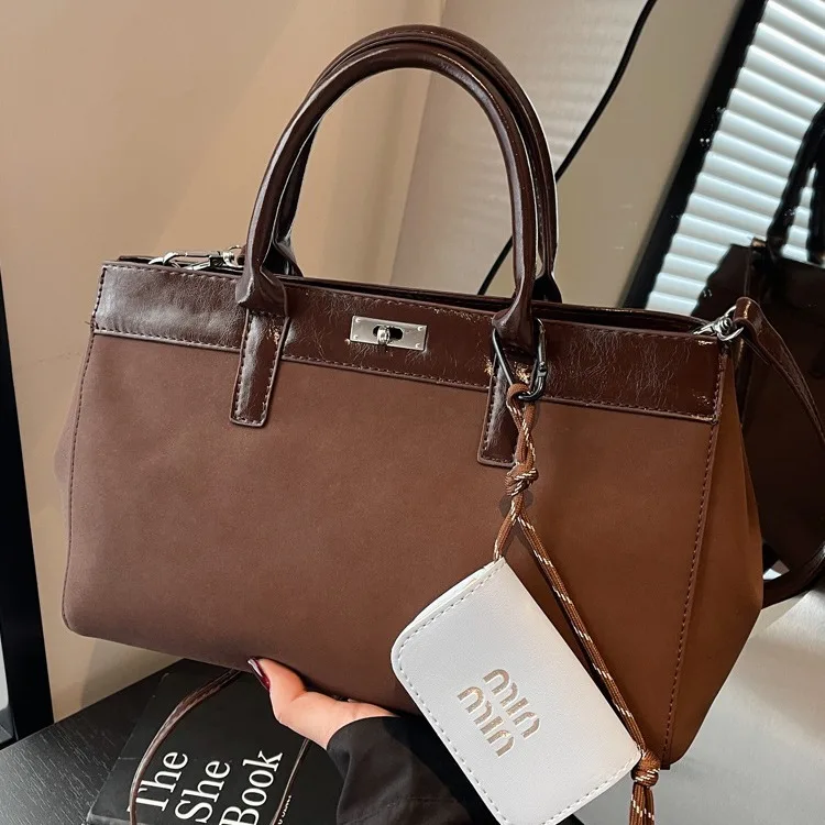 Портативная женская сумка Kelly осень и зима 2024 новая модная в стиле ретро через