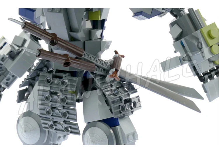 550 шт. Shinobi Oni Титан самурай мех Harumi Lord Disc Shooter положительные руки 10937 наборы