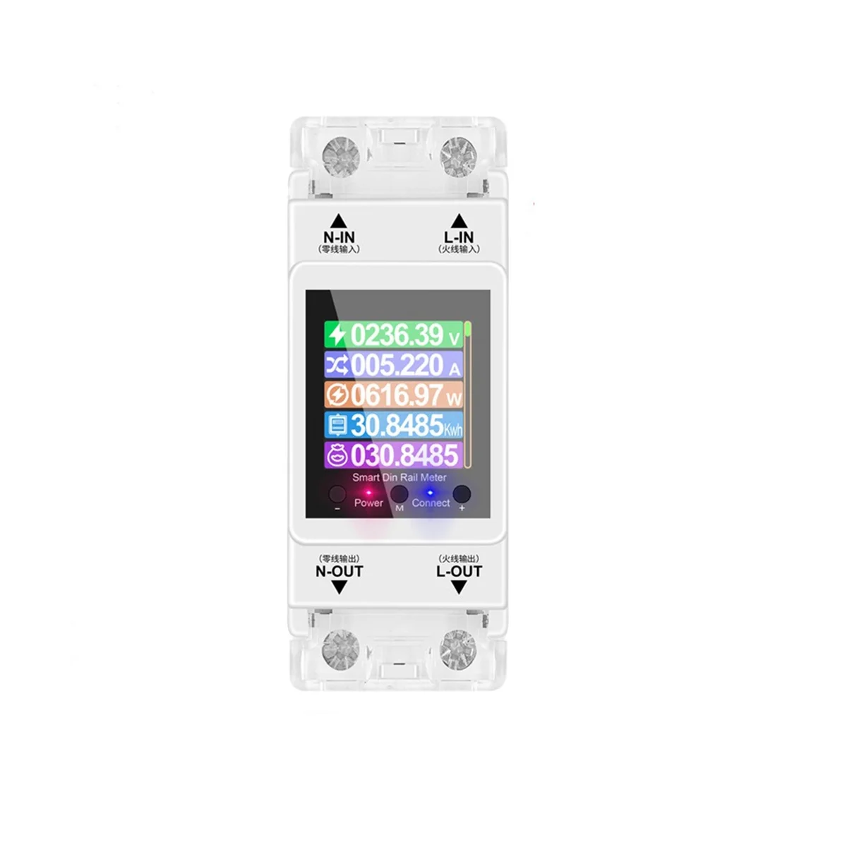 

Tuya 100A Smart WiFi Energy Meter AC 220V Digital Display Electric Energy Meter Voltage Power Electric Power Monitor