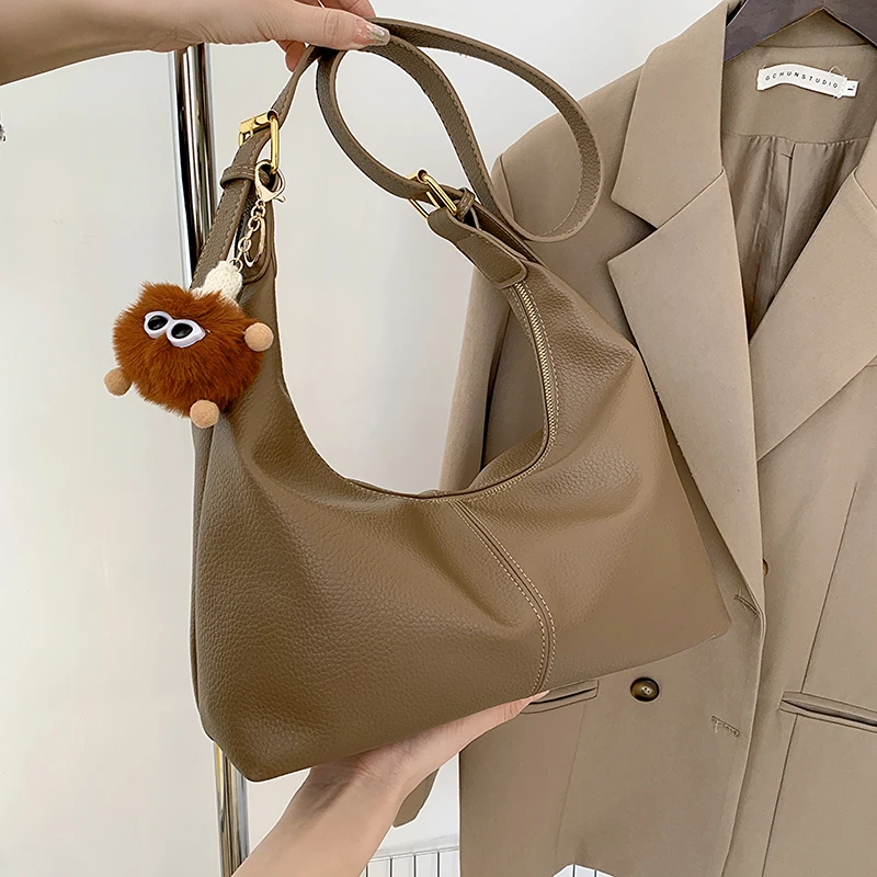 High Quality Crossbody Bags for Women Soft Leather Shoulder Bag Female Messenger Bag Bolsa Feminina Vintage Handbag New Hobos