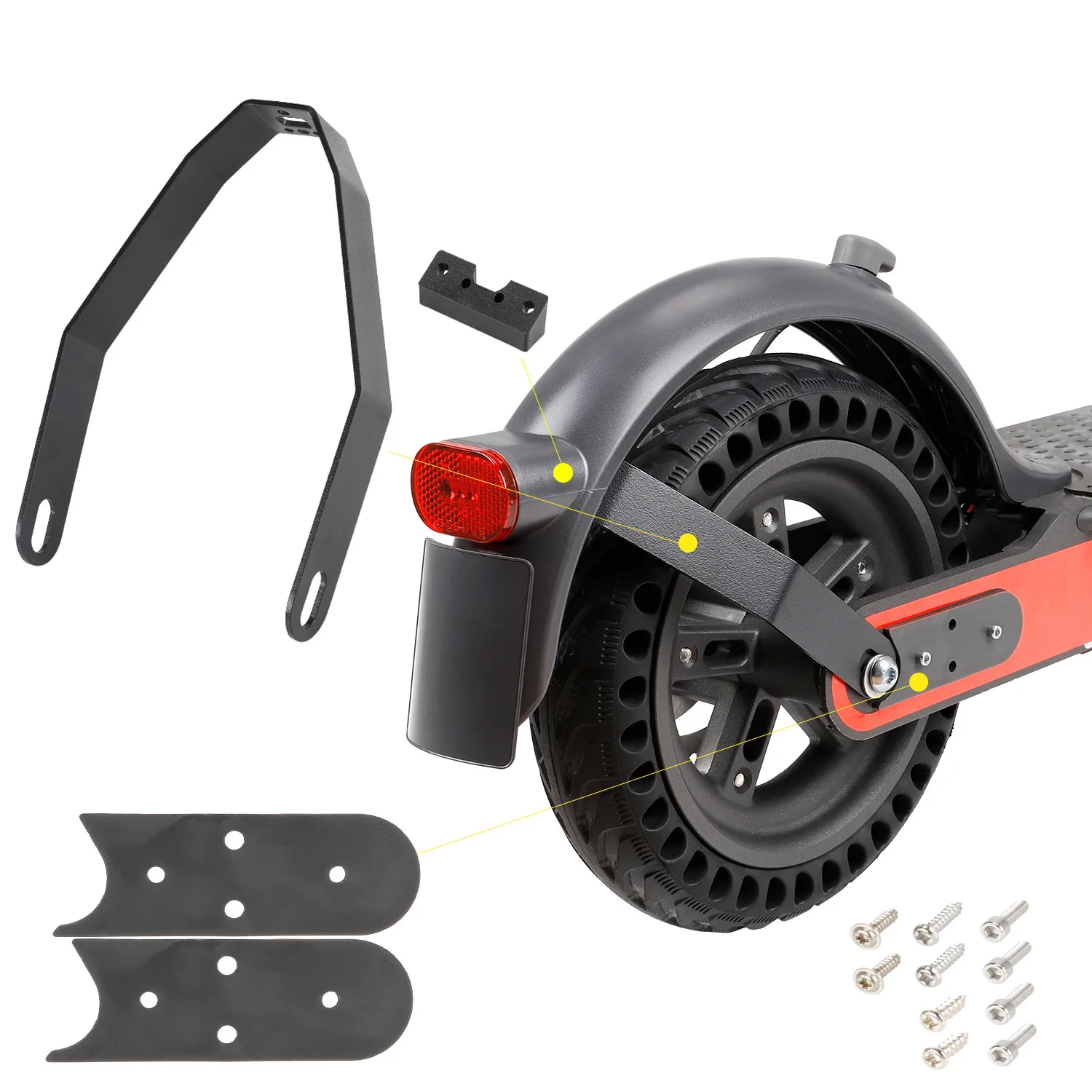 

Металлический кронштейн для заднего крыла электроскутера xiaomi m365 xiaomi pro 2 m365pro, универсальный комплект аксессуаров для скутера