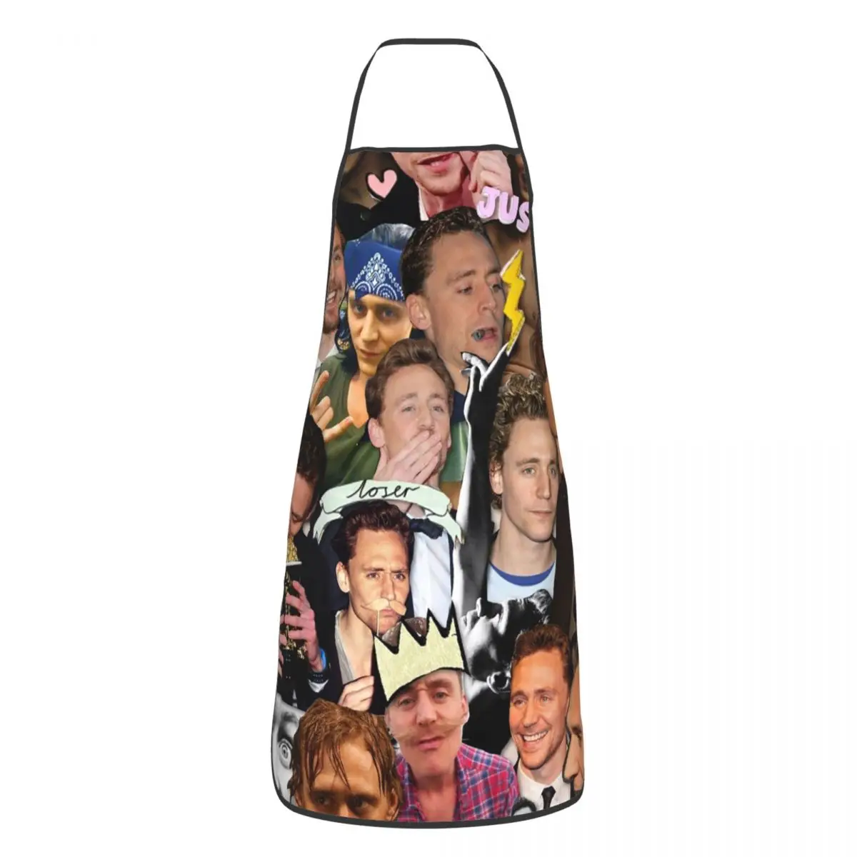 

Tom Hiddleston Apron Thomas William Hiddleston Cuisine Grill Baking Bib Tablier Cooking Home Cleaning Pinafores for Chef Barista