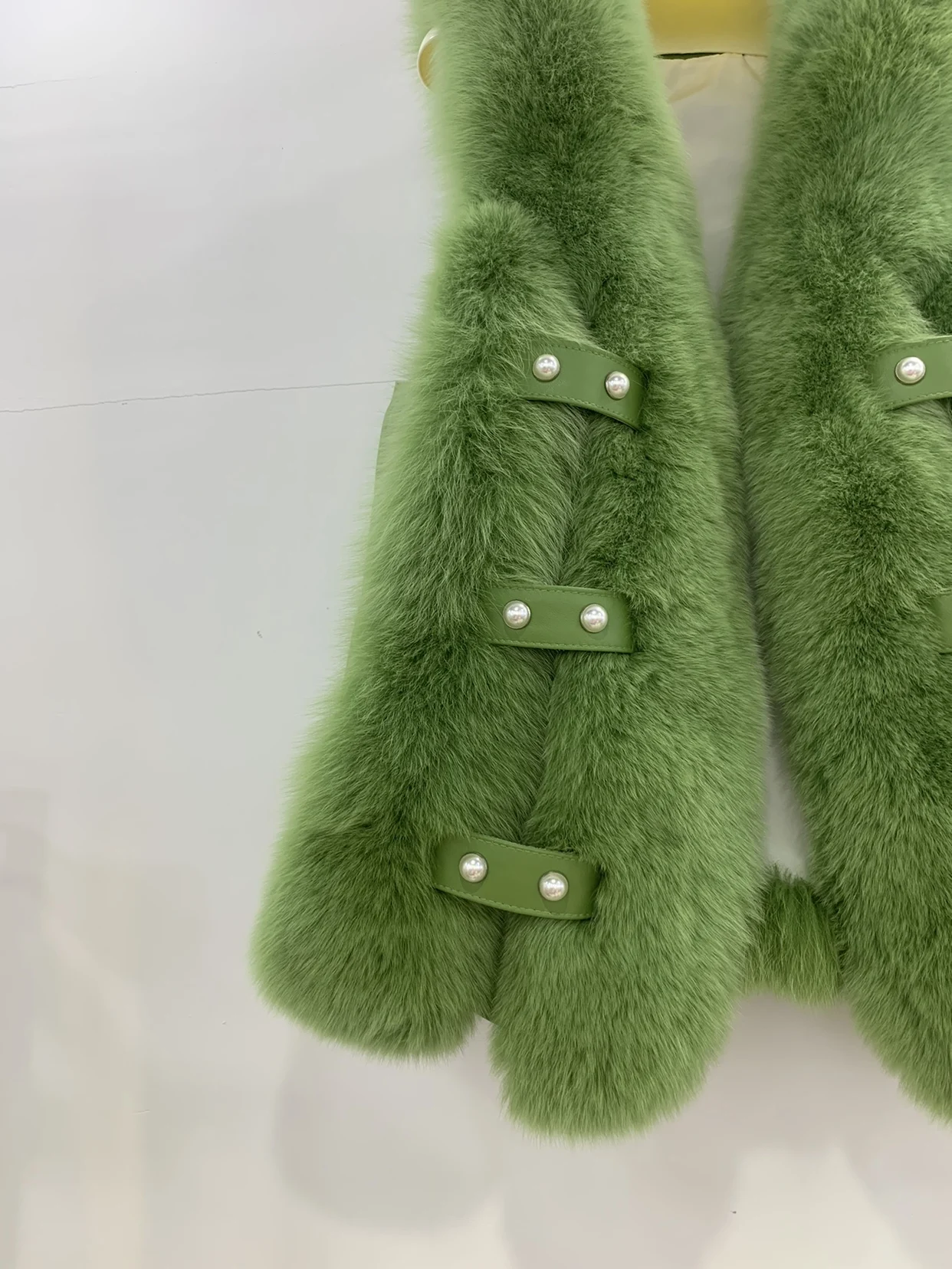 Fashion Luxury Korean Style Fox Fur Mid-Length Vest Coat Ladies 2022 New High Quality Fur Integrated Real Woolen Vests for Women