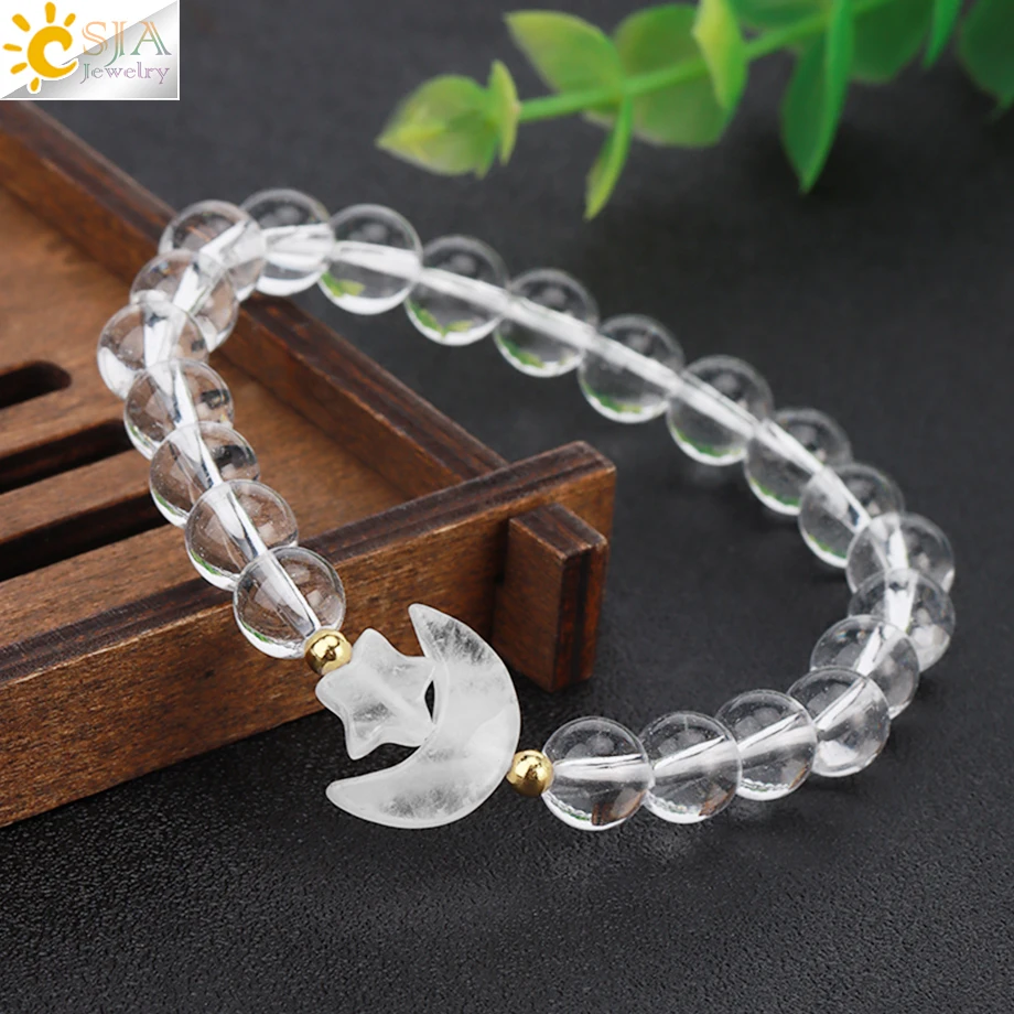 Энергетический Браслет из натурального камня для мужчин и женщин, звезда, браслет с подвесками, аметисты, аксессуары для браслетов, ювелирные изделия T019