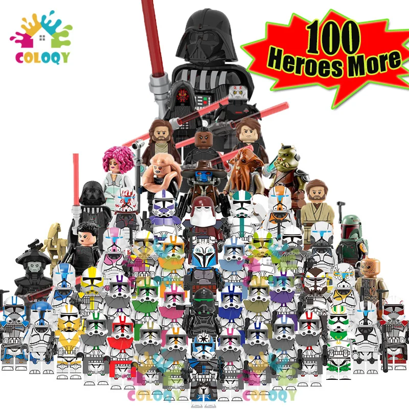 

Disney Toys Wars Soldiers Building Blocks Mini Action Figures Mech Helmet Bricks Toys For Kids Birthday Gifts For Boys Girls