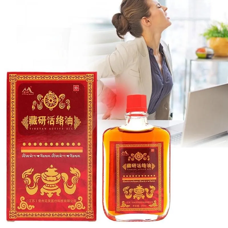 Китайское травяное масло для активного массажа сафлора плеч шейного сустава
