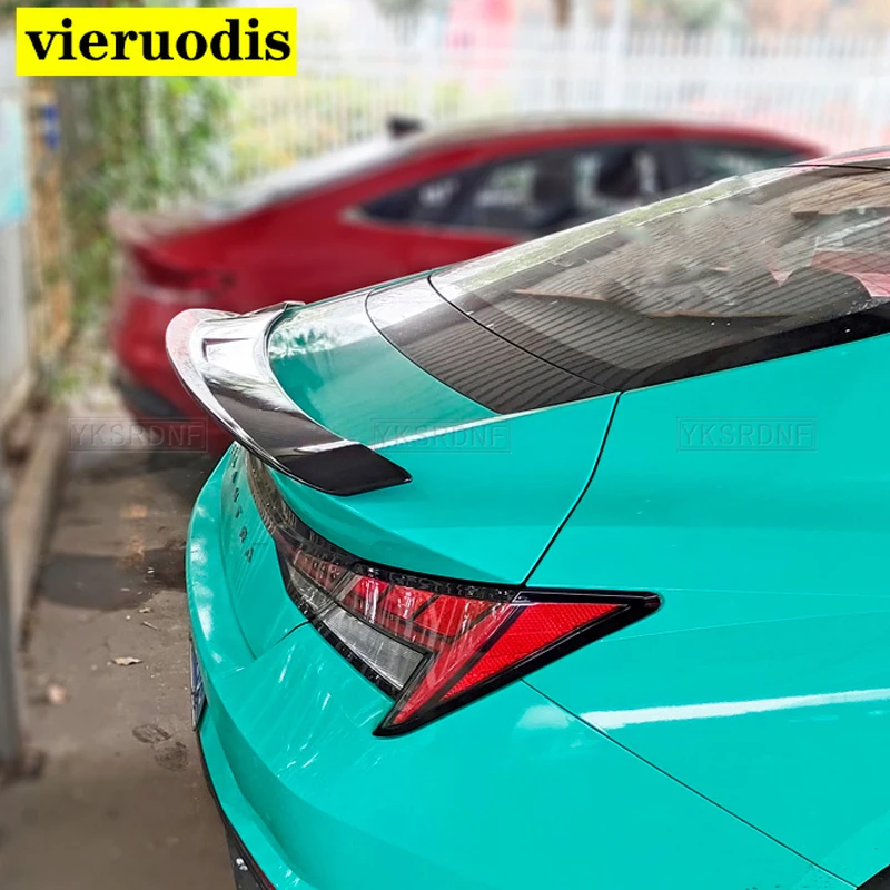 

Для 2020 2021 Hyundai Elantra Avante CN7 ABS модифицированное заднее крыло оригинальный стиль без перфорации внешние автозапчасти спойлер