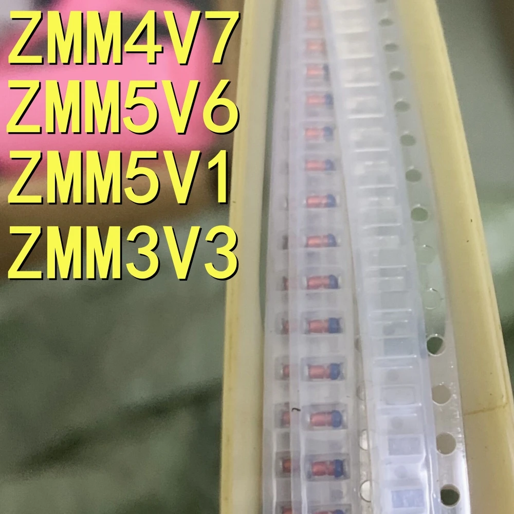ZMM5V1 ZMM5V6 50 шт. 20 шт. диодный регулятор напряжения LL-34 ZMM6V2 ZMM8V2 ZMM4V7 ZMM3V3 Новый и оригинальный