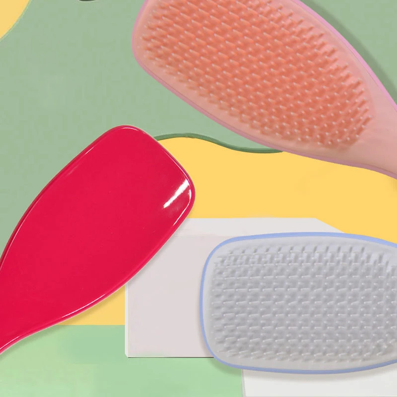 

Detangling Hair Brush Portable Magic Handle Hair Comb Anti Static Massage Hair Brush Detangle Shower Massage Wet Dry Dual-use