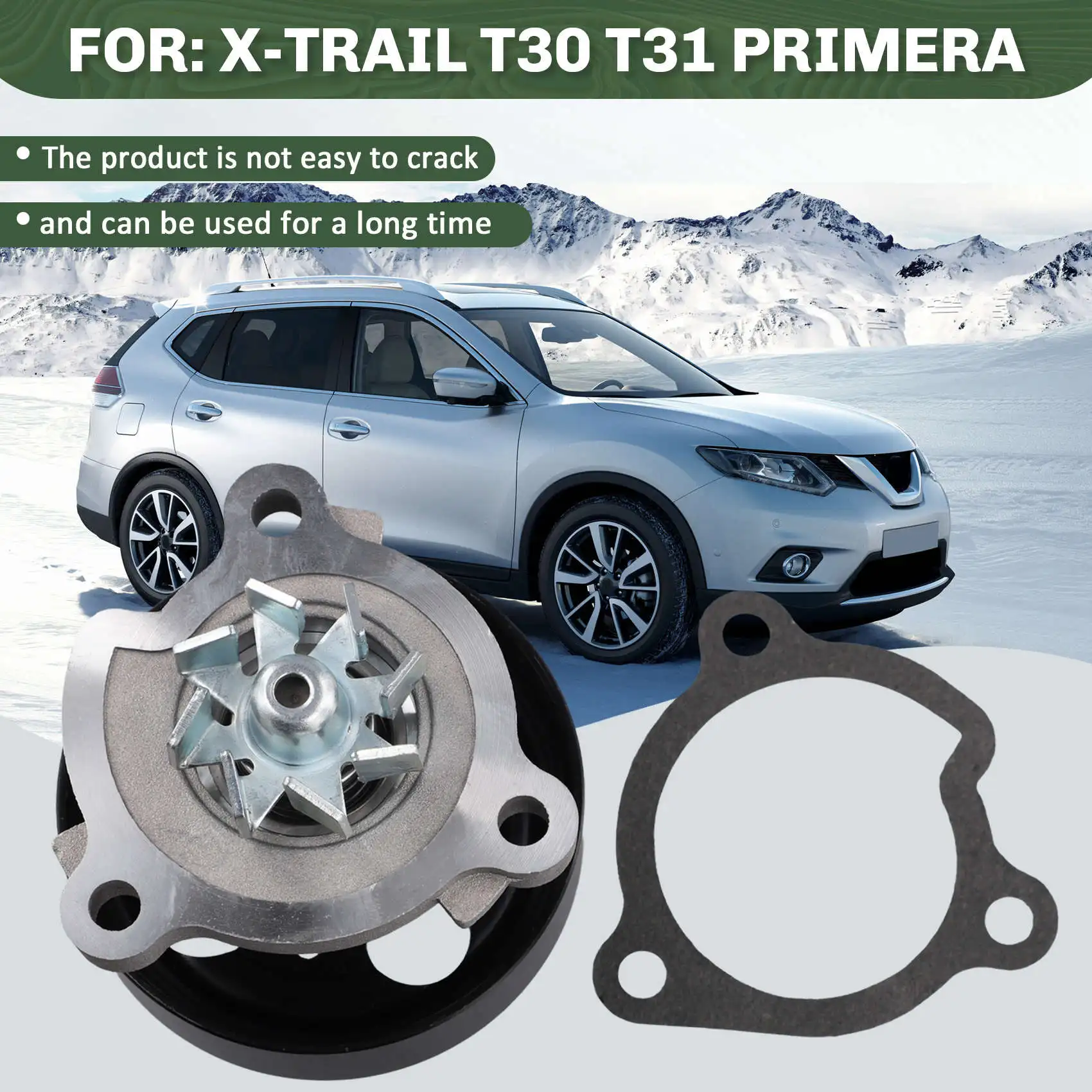 Водяной насос системы охлаждения для NISSAN X-TRAIL XTRAIL T30 T31 PRIMERA ALTIMA 21010F462A 210106 N21A 210108 J010