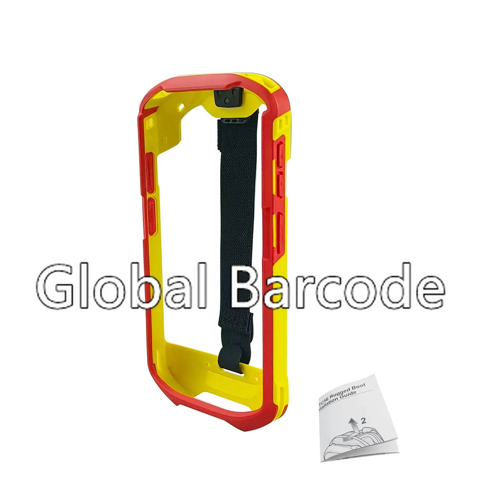 

Красно-Желтый защитный чехол с ремешком на руку бампер Прочные ботинки для Zebra TC51 TC56 TC52
