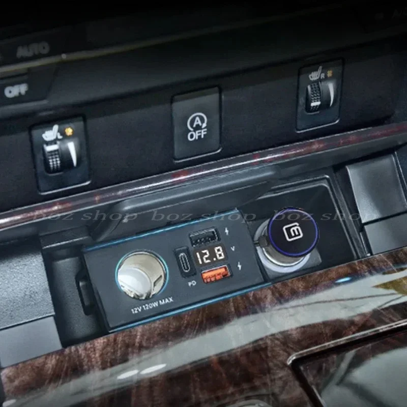 Для Toyota Camry 2006-2017 автомобильное зарядное устройство Type-c порт прикуриватель USB
