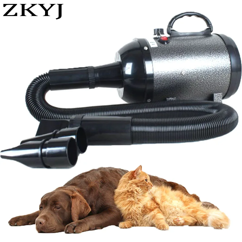 2-In-1Pet Dog Dryer Dog Hair Dryer And Comb Brush Pet Grooming Dryer Cat Hair Comb Three Gears Adjustable Dog Fur Blower