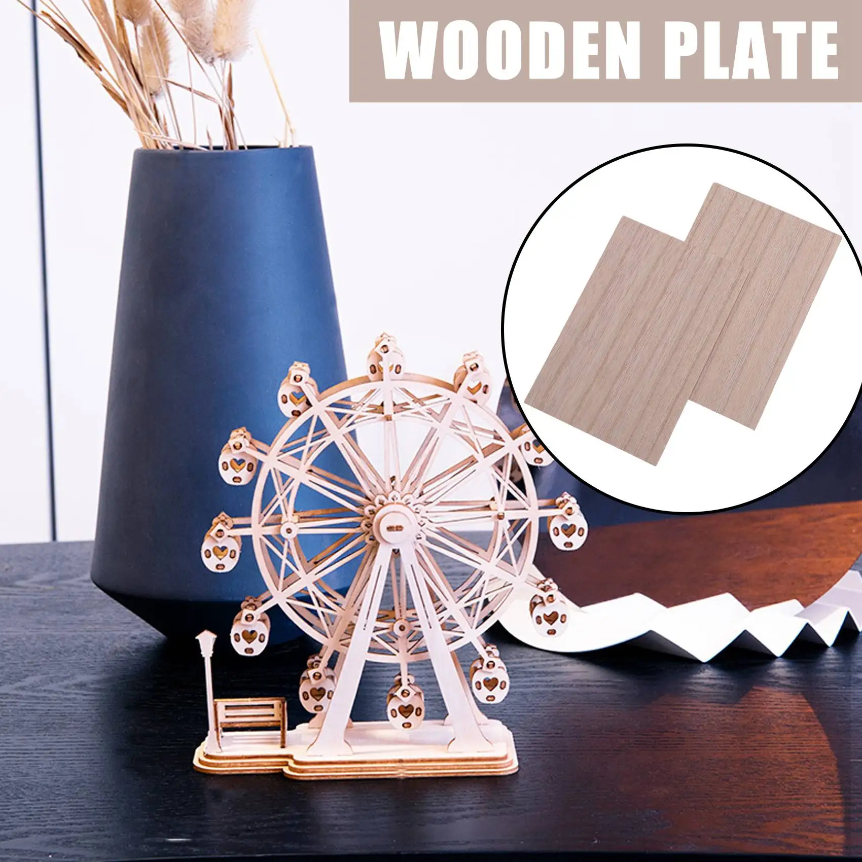 10 шт. деревянные листы 150*100*2 мм