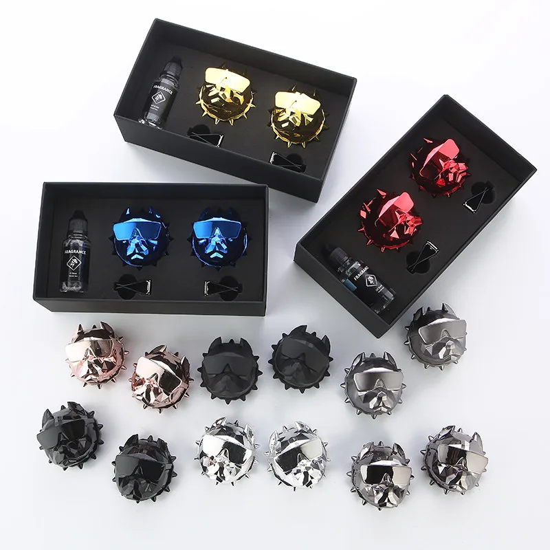 

2PCS Bulldog Car Air Freshener Car Perfume Refill Auto Bullog Fragrance with Auto Accessories Interior Decoration