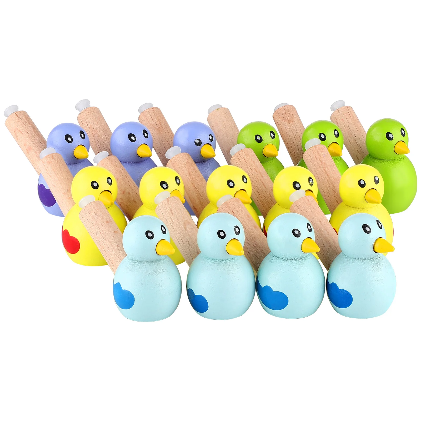 15 шт. свисток с дизайном птицы мультяшные свистки в форме игрушек детские