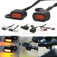 motorcycle led turn signal mini light for harley softail breakout slim 00 14 dyna 99 17 sportster xl883 1200 48 96 03