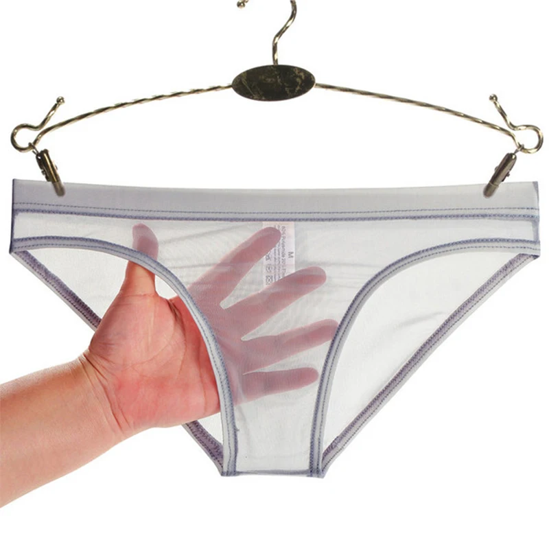 Мужское Прозрачное нижнее белье тонкие сетчатые сексуальные дышащие модные