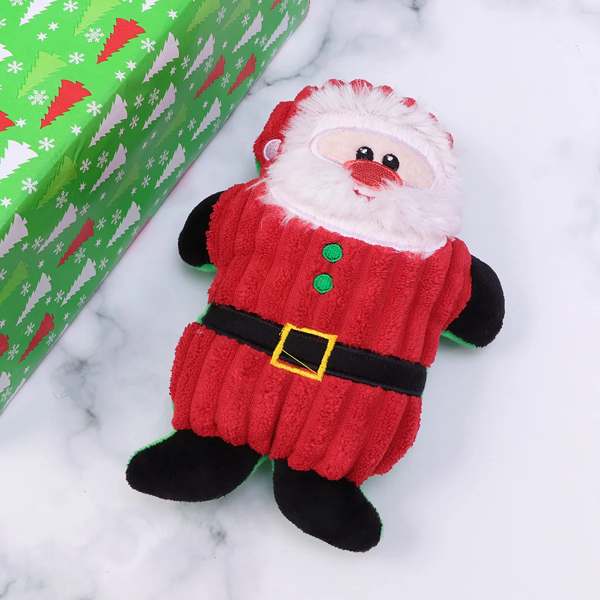 

Dog Toys Toy Pet Chew Squeaky Christmas Plush Interactivesound Puppy Playing Dogs Santa Educationalwalking Best Toothbrushgifts