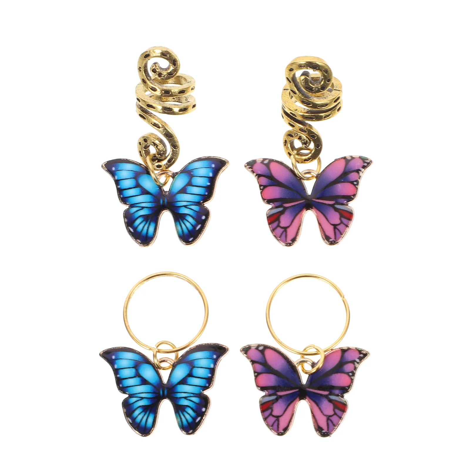 

Haircuffsdreadlock Braids Jewelry Beads Accessories Charms Rings Braid Clips Metal Dreadlocks Pendant Dread Dreads Cuff Tubes