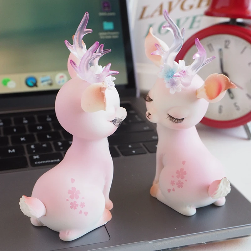 

Ceramic cute deer decoration office desk desk decoration mood stop anger small decoration atmosphere sense decoration