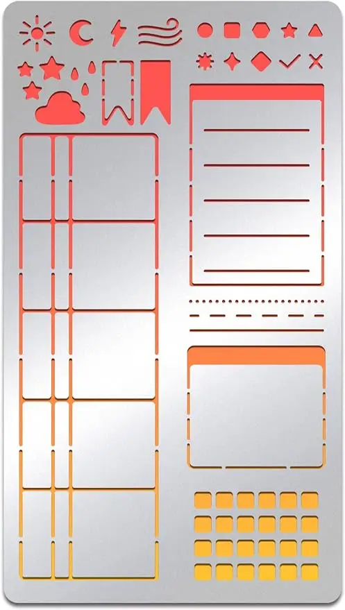 Металлический трафарет для журнала Arricraft