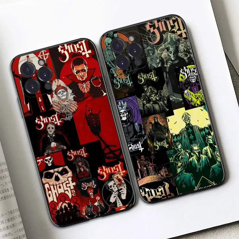

Ghost Heavy Metal Band Phone Case Silicone Soft For iphone 14 13 12 11 Pro Mini XS MAX 8 7 6 Plus X 2020 XR Shell