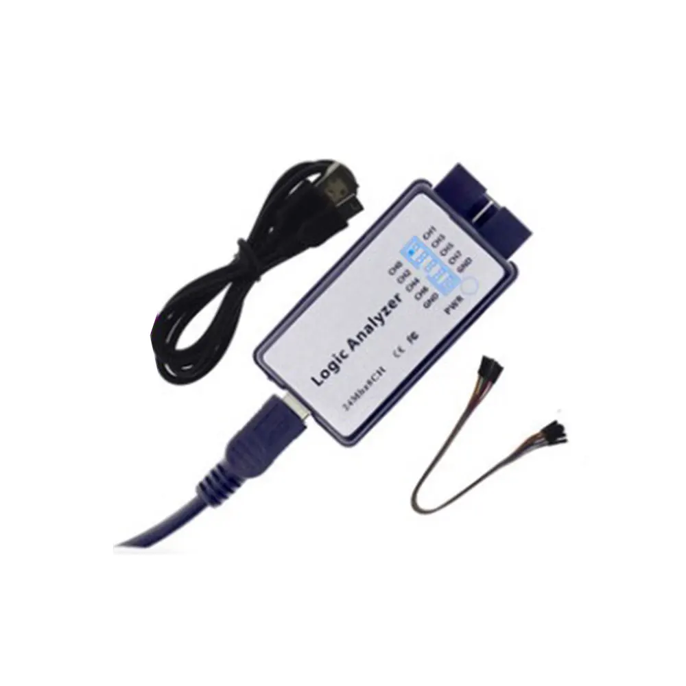

USB логический анализатор 24 МГц, 8 каналов, 24 м/секунды, логический анализатор, отладчик для логического анализатора ARM FPGA, логический анализат...