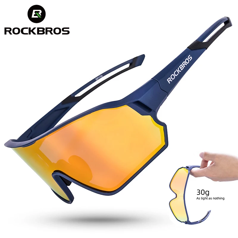 

ROCKBROS Polarized Sunglasses Safety Goggles Anti-UV Unisex Eyewear Bicycle Protective Cycling Glasses MTB Road Bike Equipment