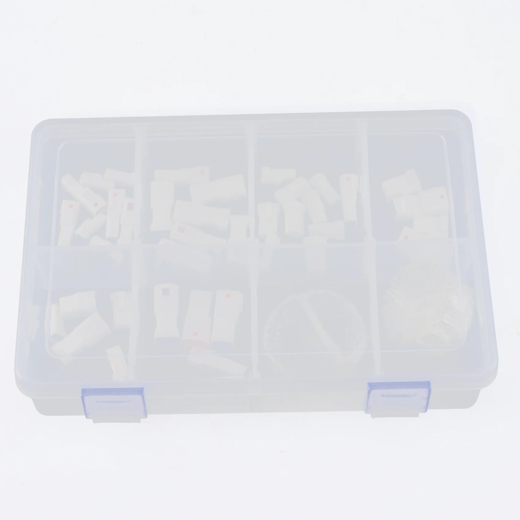

1 Box of 19 Sets Automotive Connectors JST02R-JWPF-VSLE 2/3/4/6/8 Pin Waterproof Connectors Male and
