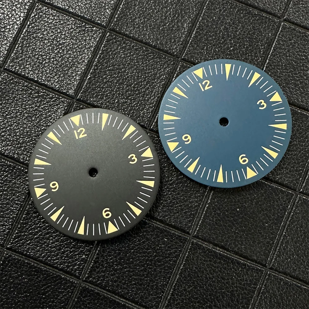 

31MM Watch Dial Blue/Black Luminous Watch Dial for NH35 NH36 NH70 4R 7S Movement Watch Parts Accessories