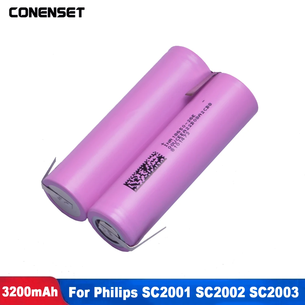 

Replacement Battery For Philips SC2001 SC2002 SC2003 Lumea Prestige IPL Hair Removal Device 7.4V 3200mAh 2UR18650W2